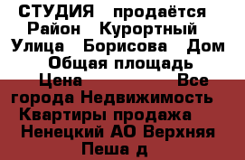 СТУДИЯ - продаётся › Район ­ Курортный › Улица ­ Борисова › Дом ­ 8 › Общая площадь ­ 19 › Цена ­ 1 900 000 - Все города Недвижимость » Квартиры продажа   . Ненецкий АО,Верхняя Пеша д.